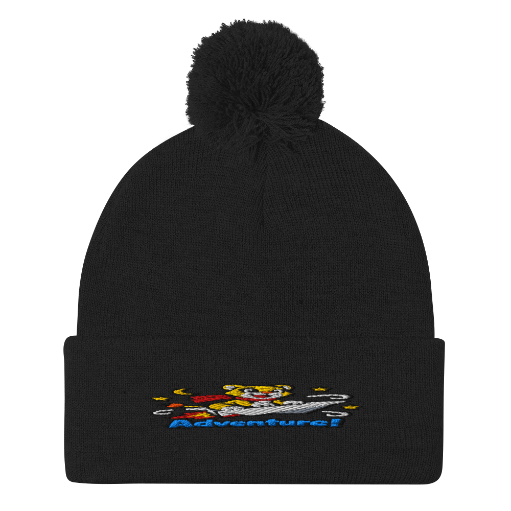 Pom-pom beanie