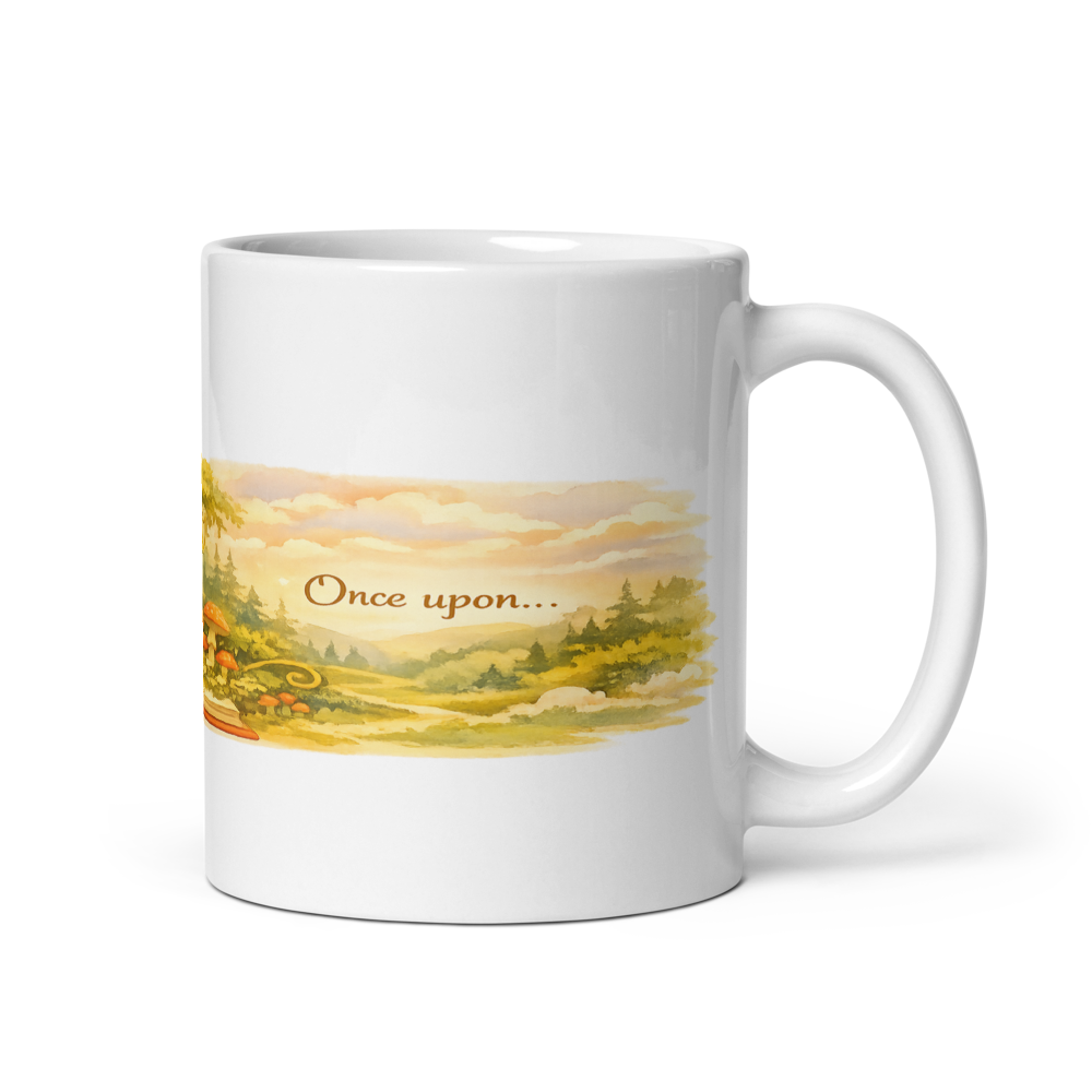Classic white mug
