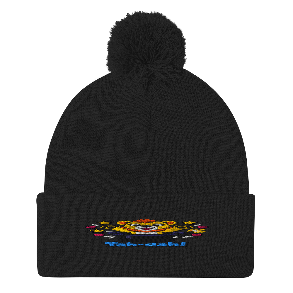 Pom-pom beanie