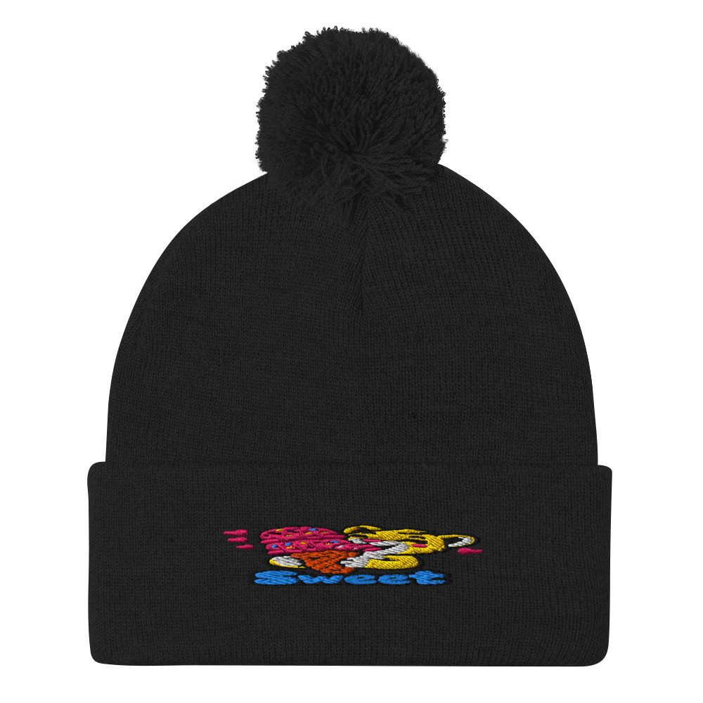 Pom-pom beanie