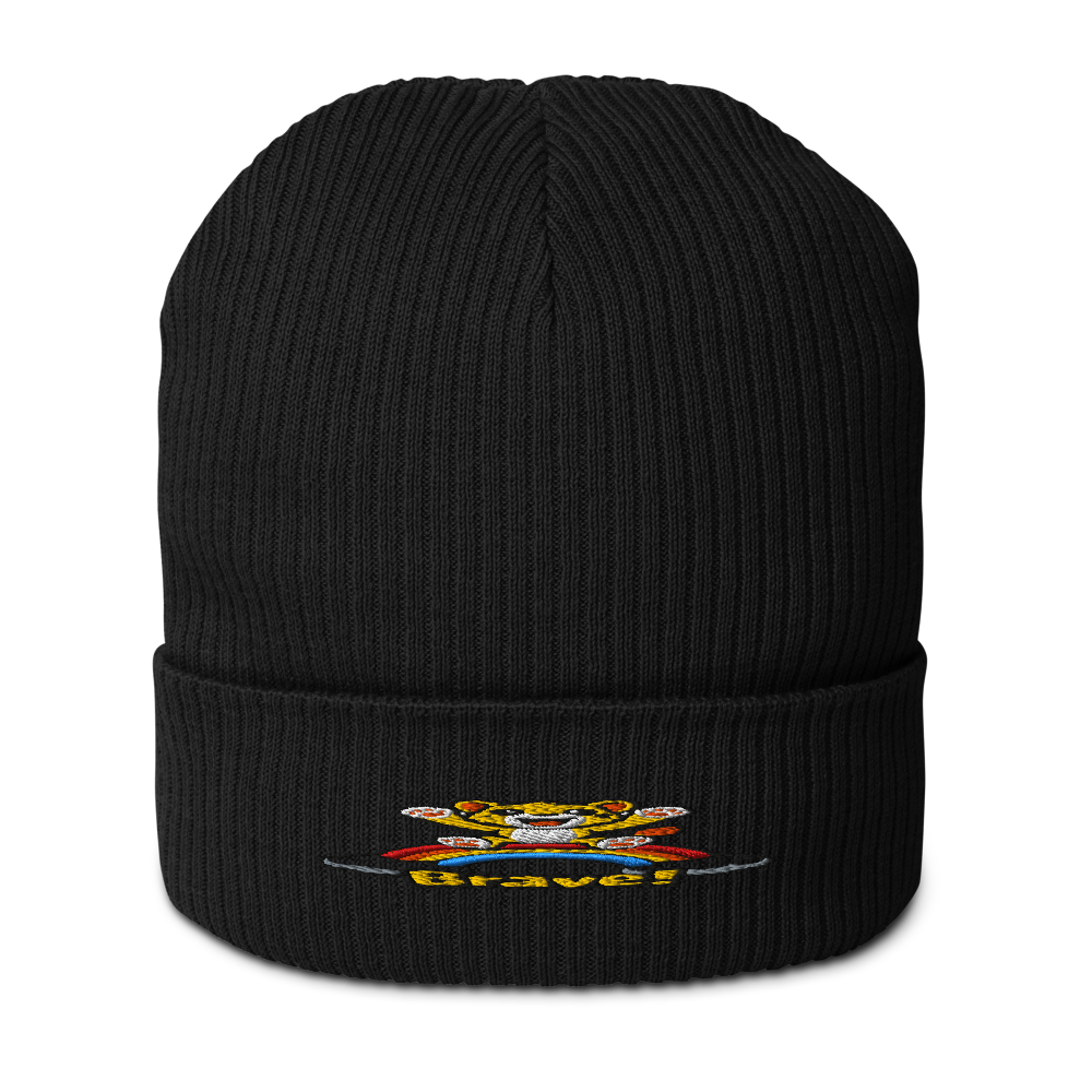Organic ribbed beanie