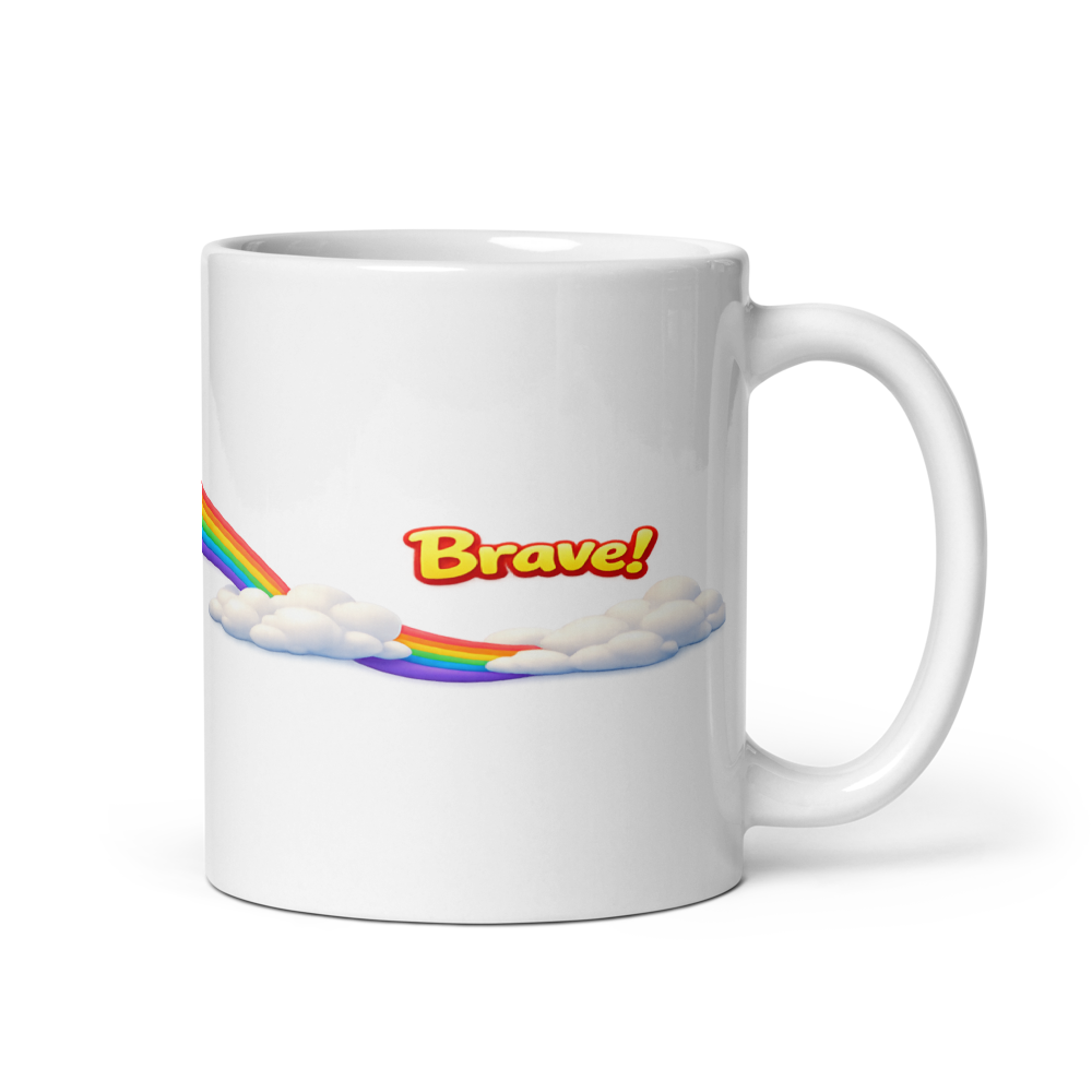 Classic white mug