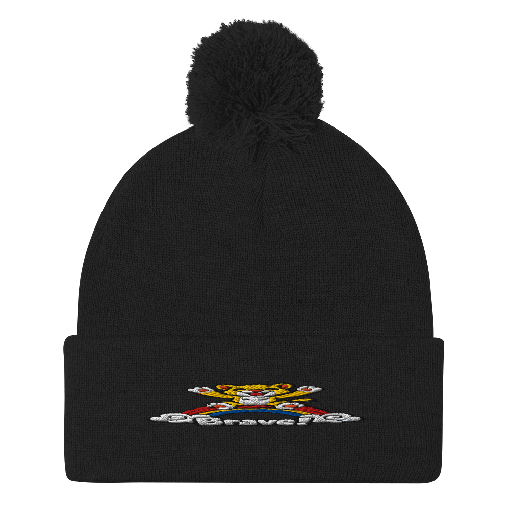 Pom-pom beanie