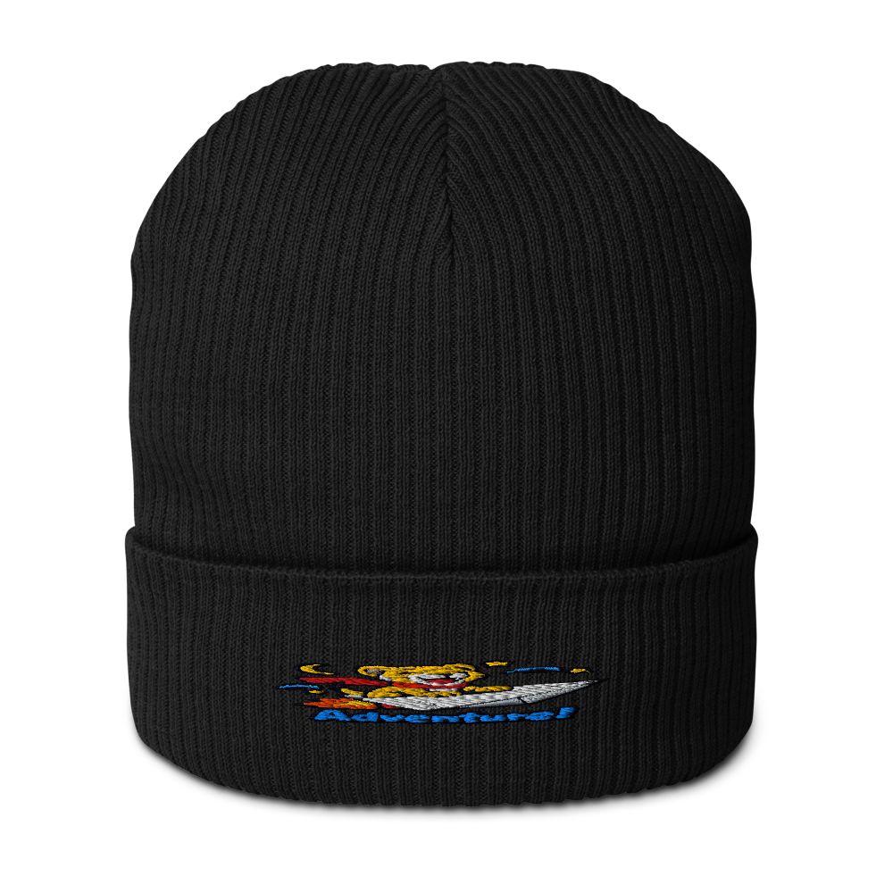 Organic ribbed beanie