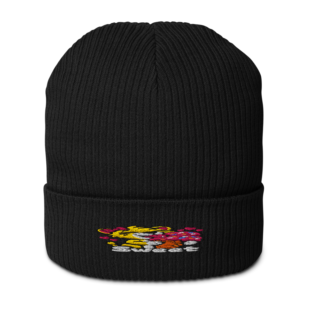 Organic ribbed beanie